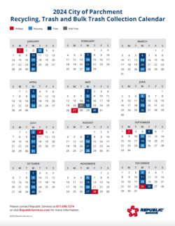 2024 Recycling & Bulk Collection Schedule 